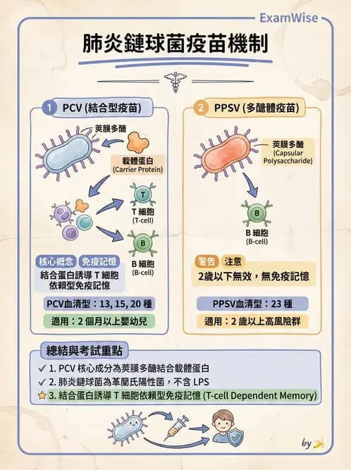 醫檢師 - 鏈球菌與其他革蘭氏陽性桿菌 - AI 圖文解析預覽