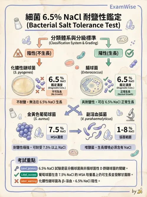 醫檢師 - 鏈球菌與其他革蘭氏陽性桿菌 - AI 圖文解析預覽