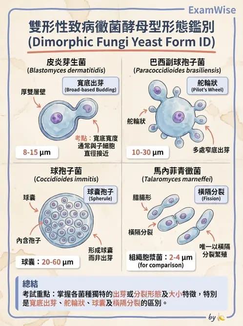 醫檢師 - 系統性與機會性真菌感染 - AI 圖文解析預覽