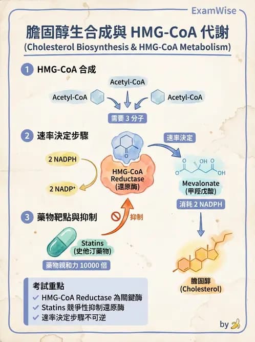 醫檢師 - 脂質代謝與酮體 - AI 圖文解析預覽