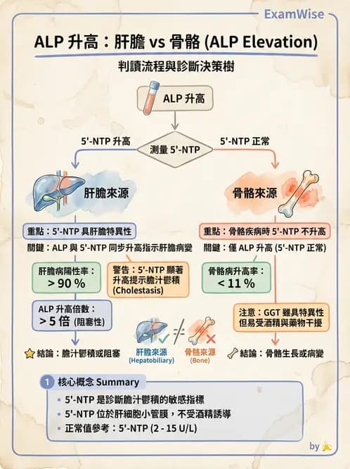 醫檢師 - 肝臟機能與胰臟酵素 - AI 圖文解析預覽