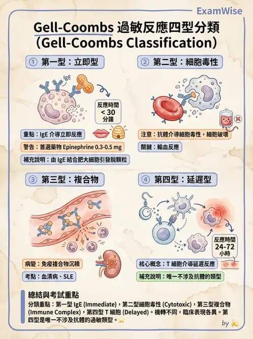 醫檢師 - 過敏反應及測試法 - AI 圖文解析預覽