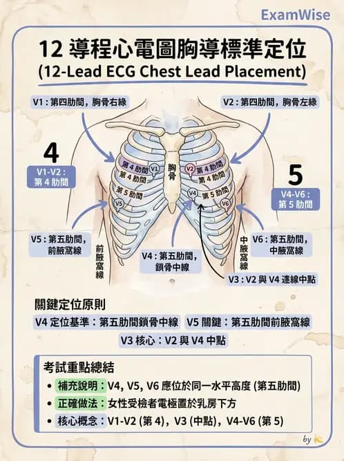 醫檢師 - 心電圖基礎與判讀 - AI 圖文解析預覽