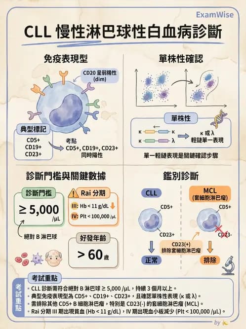 醫檢師 - 慢性血液腫瘤與骨髓增生疾患 - AI 圖文解析預覽