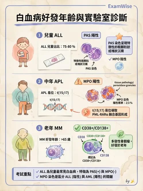 醫檢師 - 急性白血病 - AI 圖文解析預覽