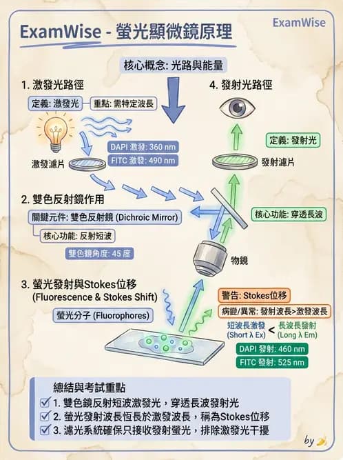 醫檢師 - 顯微鏡原理與操作 - AI 圖文解析預覽