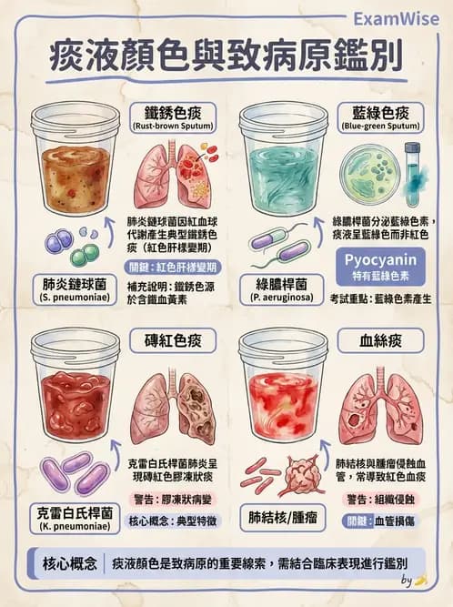 醫檢師 - 痰液一般鏡檢 - AI 圖文解析預覽