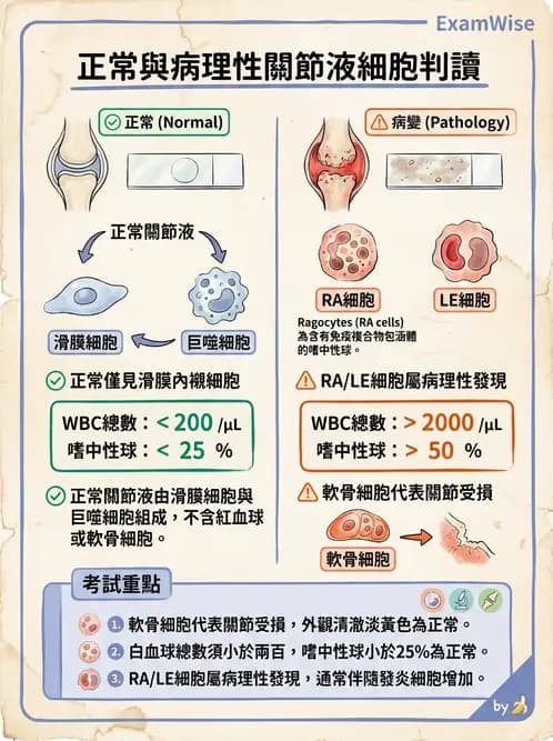 醫檢師 - 滑膜液檢查 - AI 圖文解析預覽