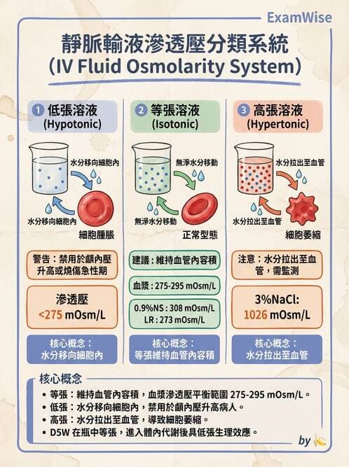 護理師 - 靜脈輸液與電解質平衡 - AI 圖文解析預覽