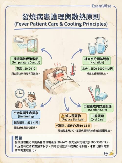 護理師 - 體溫與呼吸評估 - AI 圖文解析預覽