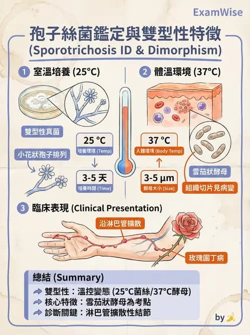醫檢師 - 皮膚與皮下真菌感染 - AI 圖文解析預覽
