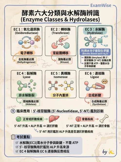 醫檢師 - 臨床酵素學基礎 - AI 圖文解析預覽