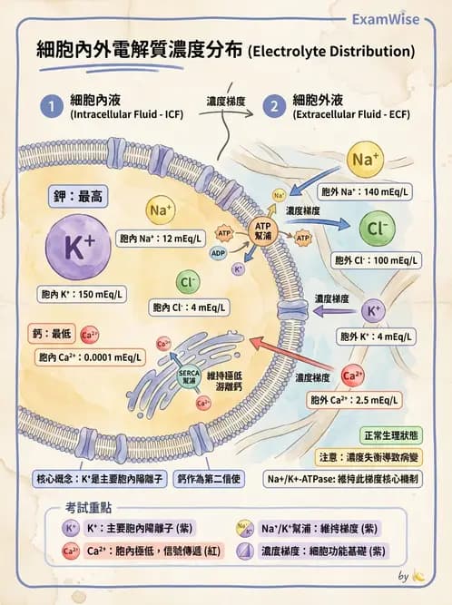 醫檢師 - 電解質與微量元素 - AI 圖文解析預覽
