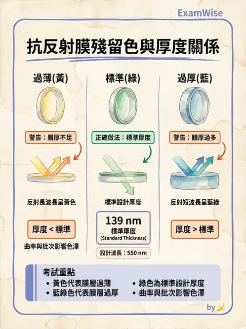驗光師 - 鏡片鍍膜、偏光與染色 - AI 圖文解析預覽