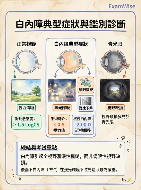 驗光師 - 水晶體疾病 - AI 圖文解析預覽