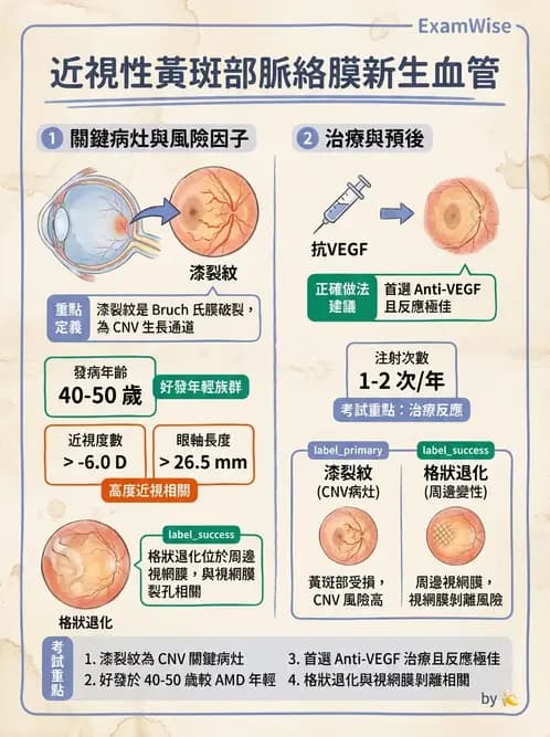 驗光師 - 近視併發症 - AI 圖文解析預覽