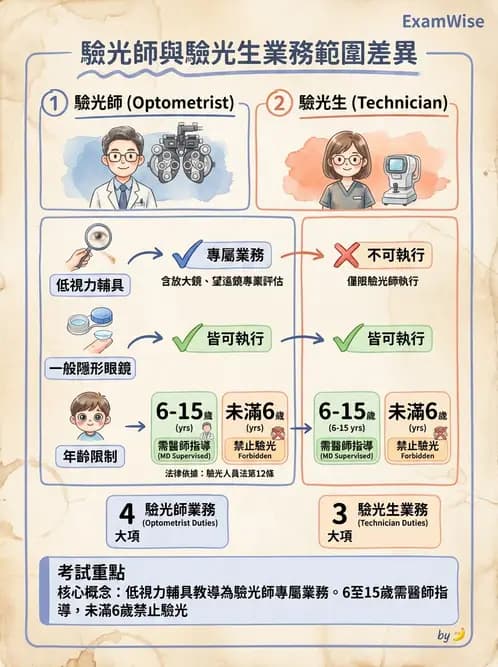 驗光師 - 業務範圍與轉介 - AI 圖文解析預覽