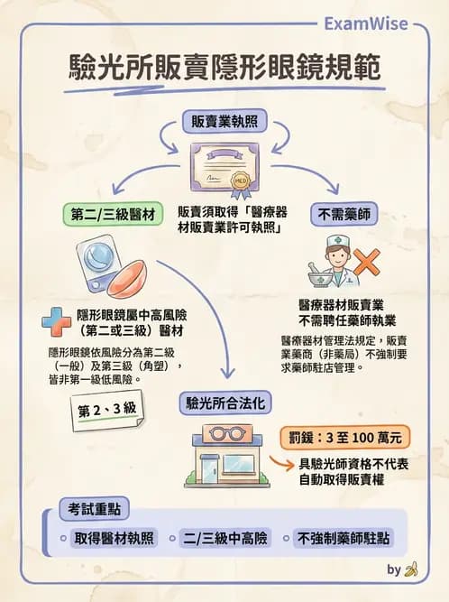 驗光師 - 醫療相關法規與職業倫理 - AI 圖文解析預覽