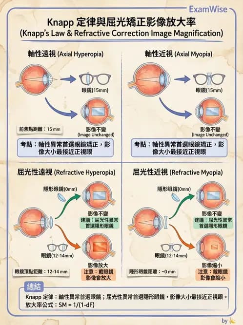 驗光師 - 鏡片放大率、材質與特殊鏡片 - AI 圖文解析預覽