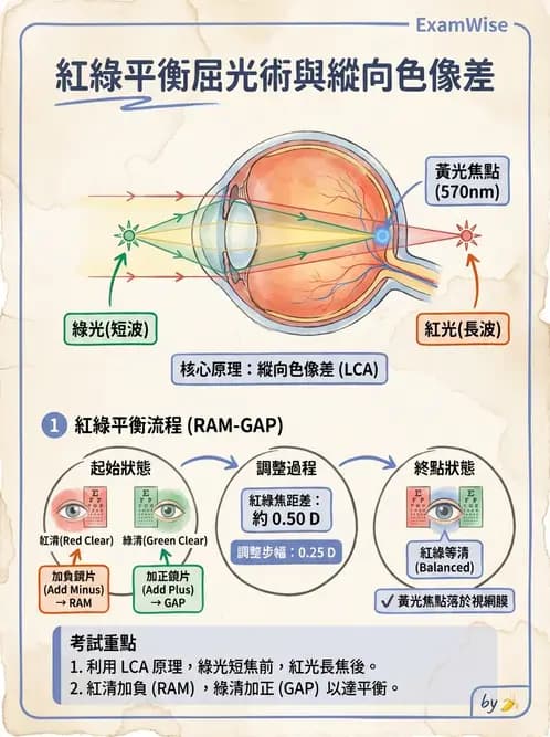 驗光師 - 色像差與阿貝數 - AI 圖文解析預覽