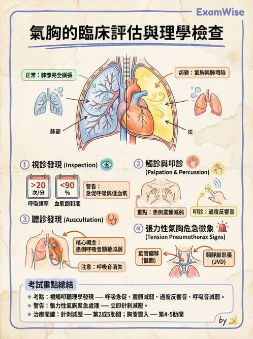護理師 - 呼吸衰竭與胸腔護理 - AI 圖文解析預覽
