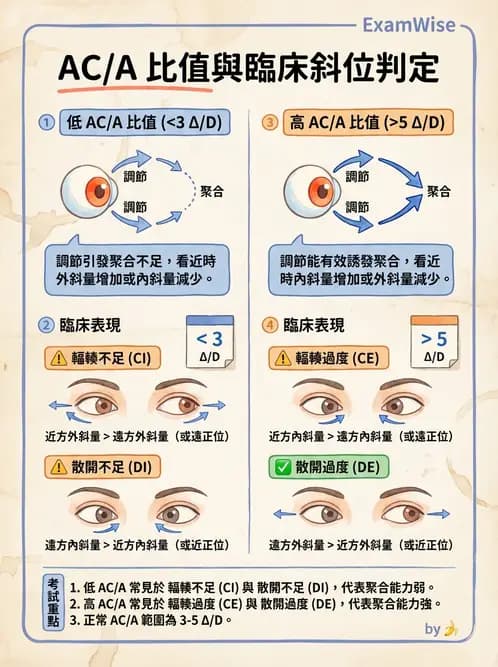 驗光師 - 水平聚散功能異常 - AI 圖文解析預覽