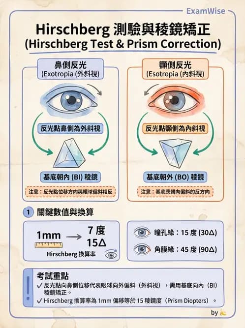 驗光師 - 斜視 - AI 圖文解析預覽