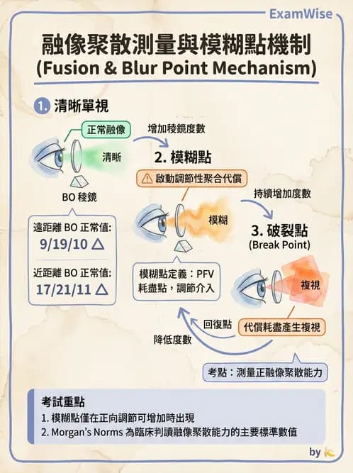 驗光師 - 調節性內聚力與聚散功能檢測 - AI 圖文解析預覽