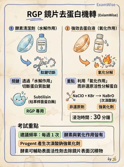 驗光師 - 隱形眼鏡護理 - AI 圖文解析預覽