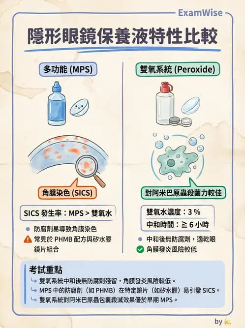驗光師 - 隱形眼鏡護理 - AI 圖文解析預覽