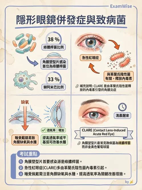 驗光師 - 感染性角膜炎與急性紅眼 - AI 圖文解析預覽