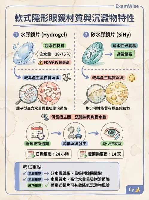 驗光師 - 結膜眼瞼反應、沉澱物與乾眼 - AI 圖文解析預覽