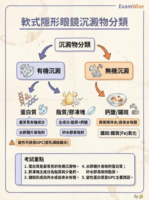 驗光師 - 結膜眼瞼反應、沉澱物與乾眼 - AI 圖文解析預覽