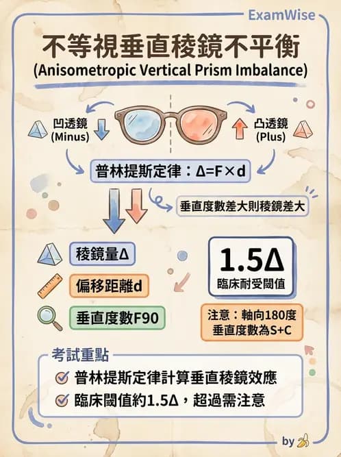 驗光師 - 不等視配鏡方法 - AI 圖文解析預覽