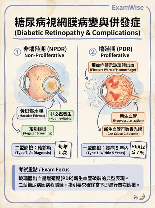 驗光師 - 糖尿病眼部病變 - AI 圖文解析預覽