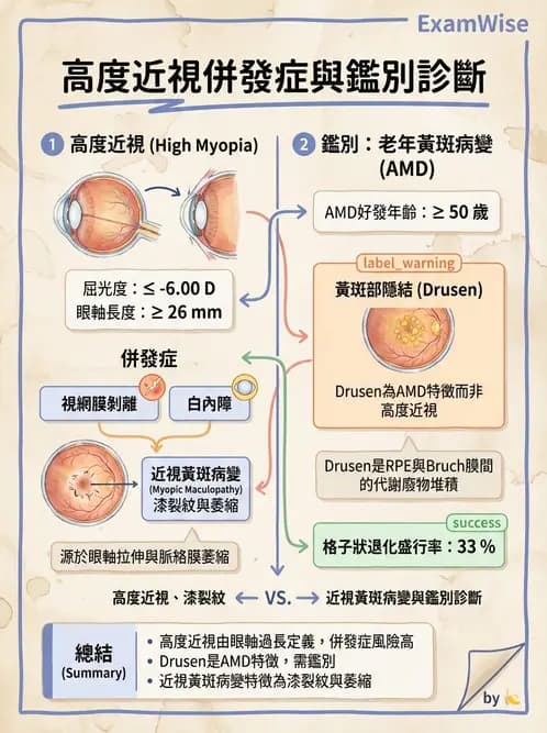 驗光師 - 近視併發症 - AI 圖文解析預覽