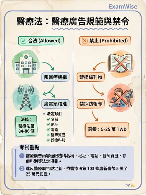 驗光師 - 醫療相關法規與職業倫理 - AI 圖文解析預覽