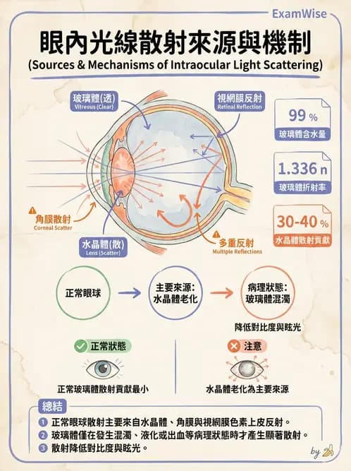 驗光師 - 眼球屈光系統基本原理 - AI 圖文解析預覽