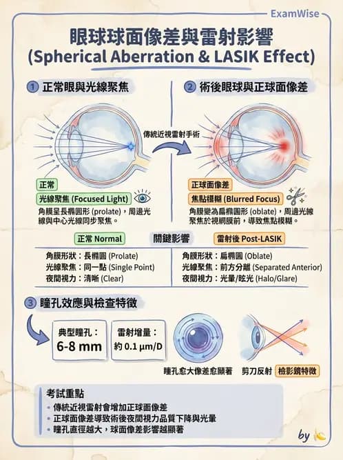 驗光師 - 幾何像差(球面像差、彗差與畸變) - AI 圖文解析預覽