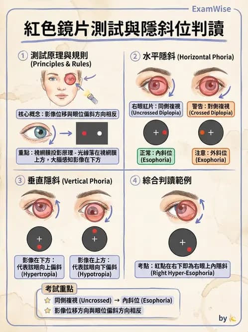 驗光師 - 隱斜位測量方法 - AI 圖文解析預覽