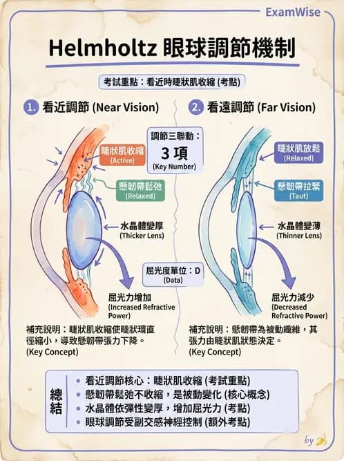 驗光師 - 調節功能異常與處置 - AI 圖文解析預覽
