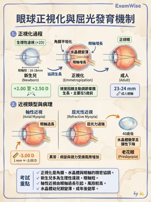 驗光師 - 屈光不正與近視遠視 - AI 圖文解析預覽