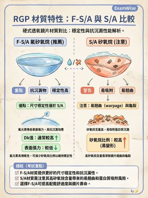 驗光師 - 硬式透氣鏡片材質 - AI 圖文解析預覽