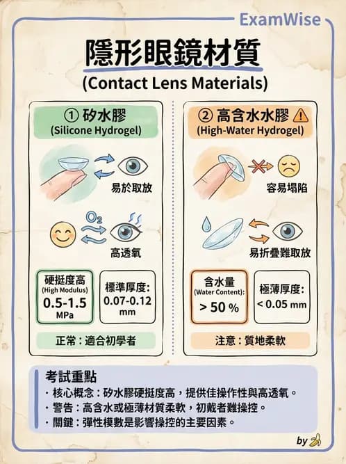 驗光師 - 硬式隱形眼鏡驗配與螢光判讀 - AI 圖文解析預覽