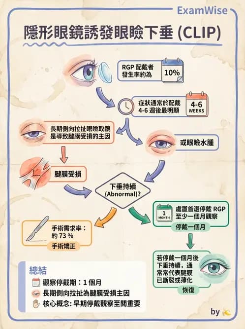 驗光師 - 結膜眼瞼反應、沉澱物與乾眼 - AI 圖文解析預覽