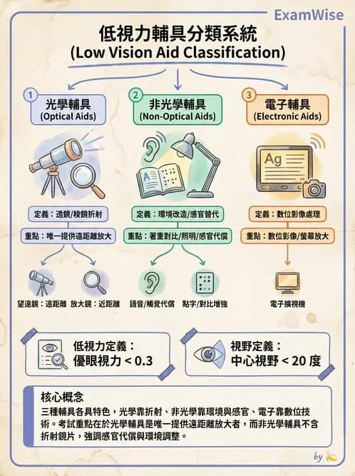 驗光師 - 低視力輔具臨床應用與選配 - AI 圖文解析預覽