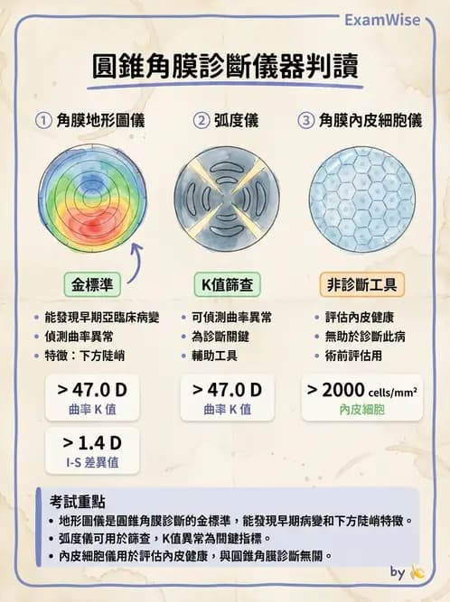 驗光師 - 角膜退化疾病與眼表問題 - AI 圖文解析預覽
