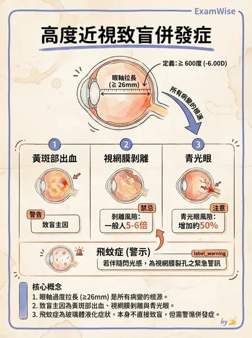 驗光師 - 近視併發症 - AI 圖文解析預覽