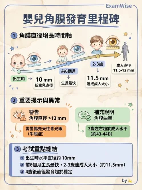 驗光師 - 眼球胚胎發育 - AI 圖文解析預覽