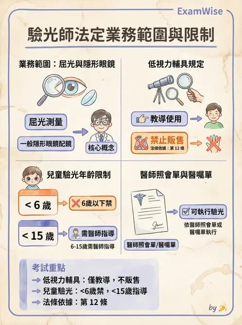 驗光師 - 業務範圍與轉介 - AI 圖文解析預覽